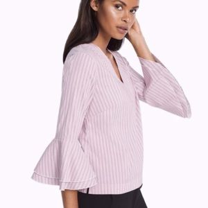 White House Black Market Bell Sleeve Blouse